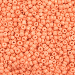 Rocailles 2mm coral orange, 10 gram